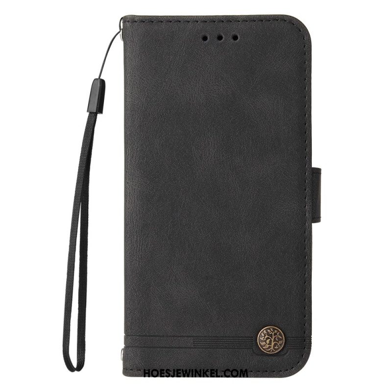 Leren Hoesje Xiaomi Redmi Note 14 4g Retro-effect