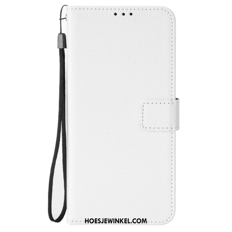 Leren Hoesje Xiaomi Redmi Note 14 5g Diamanttextuur
