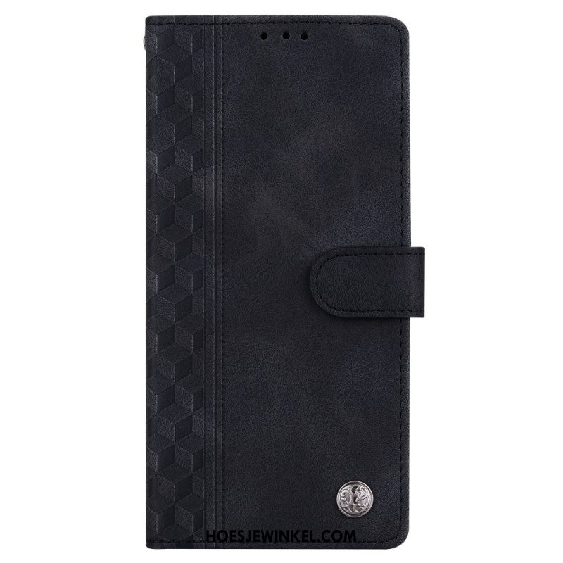 Leren Hoesje Xiaomi Redmi Note 14 5g Frieze En Klinknagels