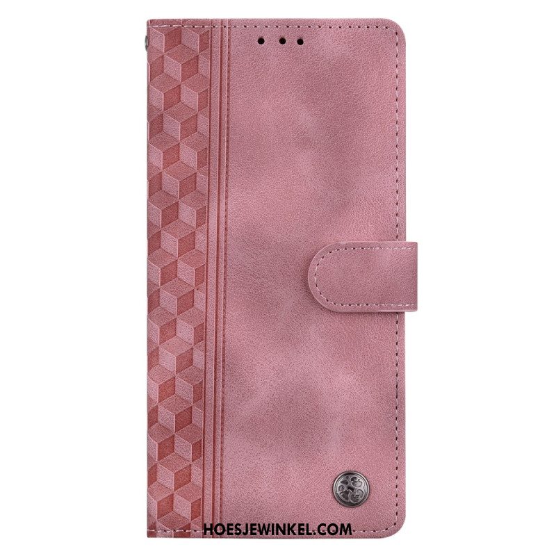 Leren Hoesje Xiaomi Redmi Note 14 5g Frieze En Klinknagels