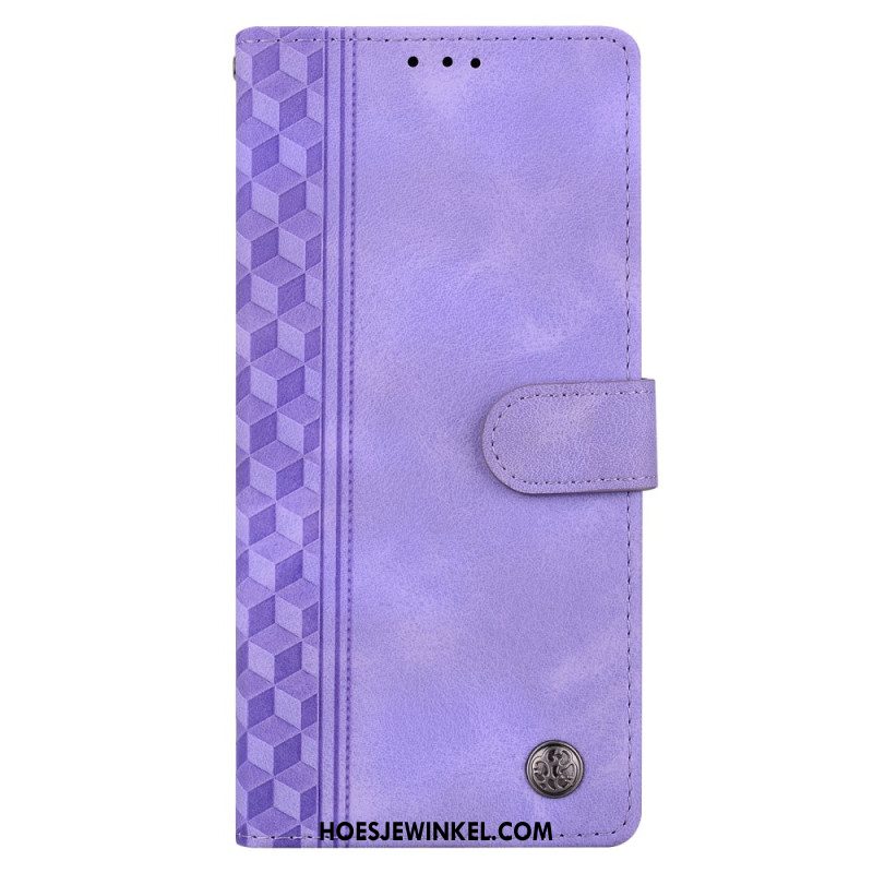 Leren Hoesje Xiaomi Redmi Note 14 5g Frieze En Klinknagels