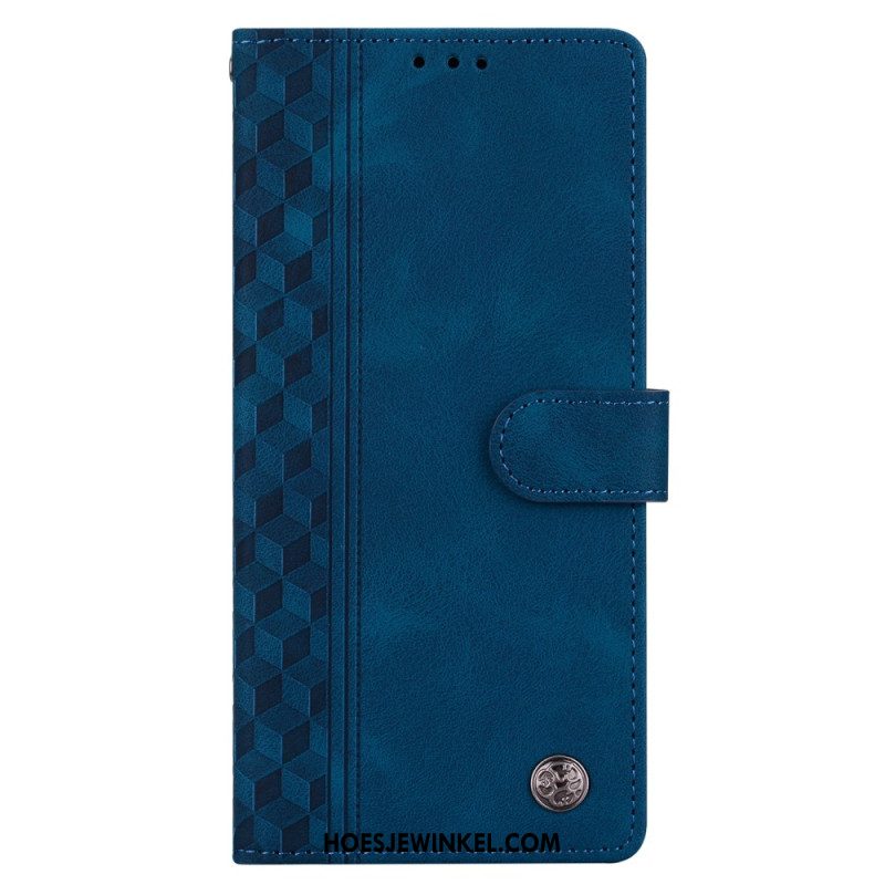 Leren Hoesje Xiaomi Redmi Note 14 5g Frieze En Klinknagels