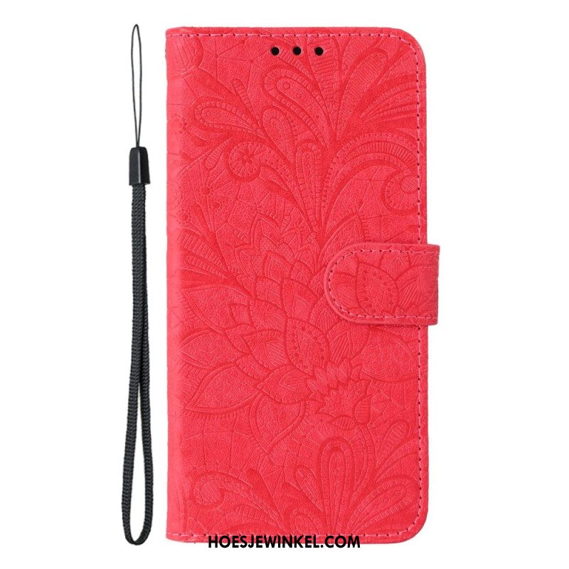 Leren Hoesje Xiaomi Redmi Note 14 5g Kanten Mandala Bescherming Hoesje