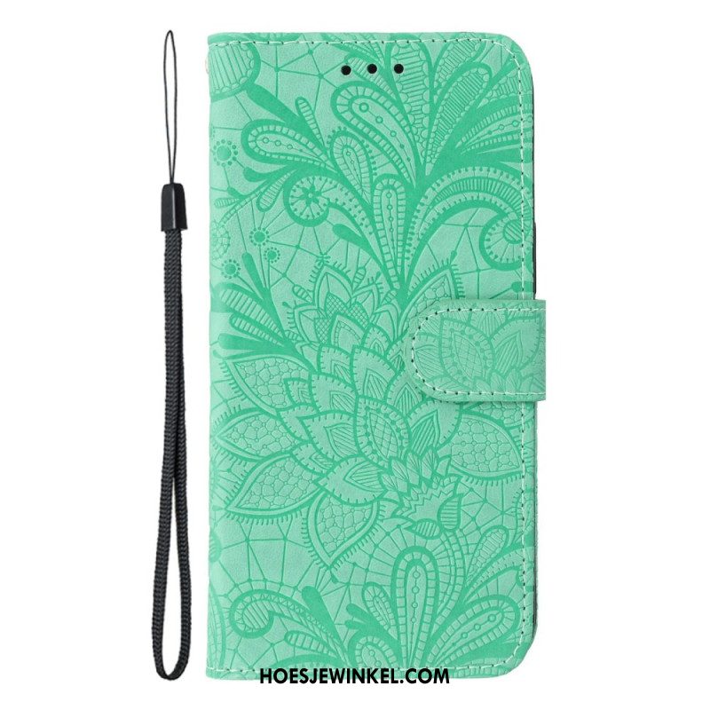 Leren Hoesje Xiaomi Redmi Note 14 5g Kanten Mandala Bescherming Hoesje