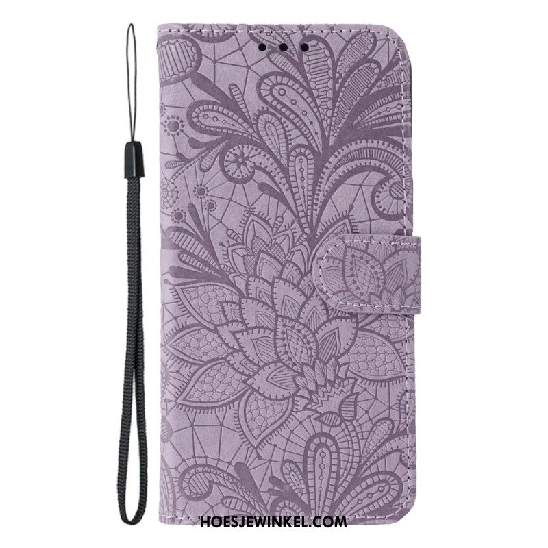 Leren Hoesje Xiaomi Redmi Note 14 5g Kanten Mandala Bescherming Hoesje