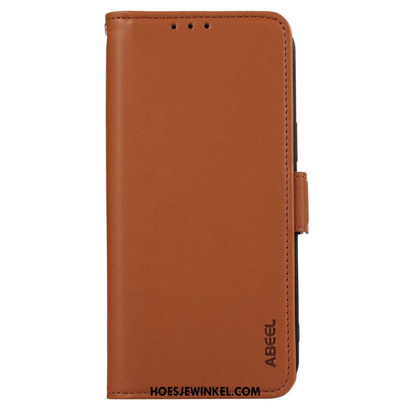 Leren Hoesje Xiaomi Redmi Note 14 Pro 4g Abeel Rfid-bescherming Bescherming Hoesje