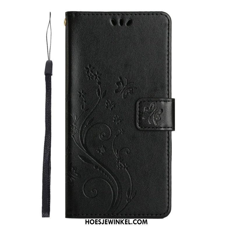 Leren Hoesje Xiaomi Redmi Note 14 Pro 4g Bloemetjes