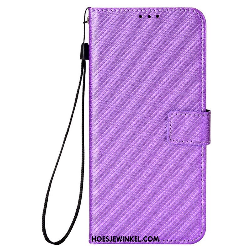 Leren Hoesje Xiaomi Redmi Note 14 Pro 4g Diamanttextuur