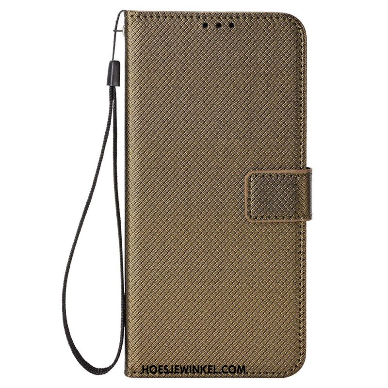 Leren Hoesje Xiaomi Redmi Note 14 Pro 4g Diamanttextuur