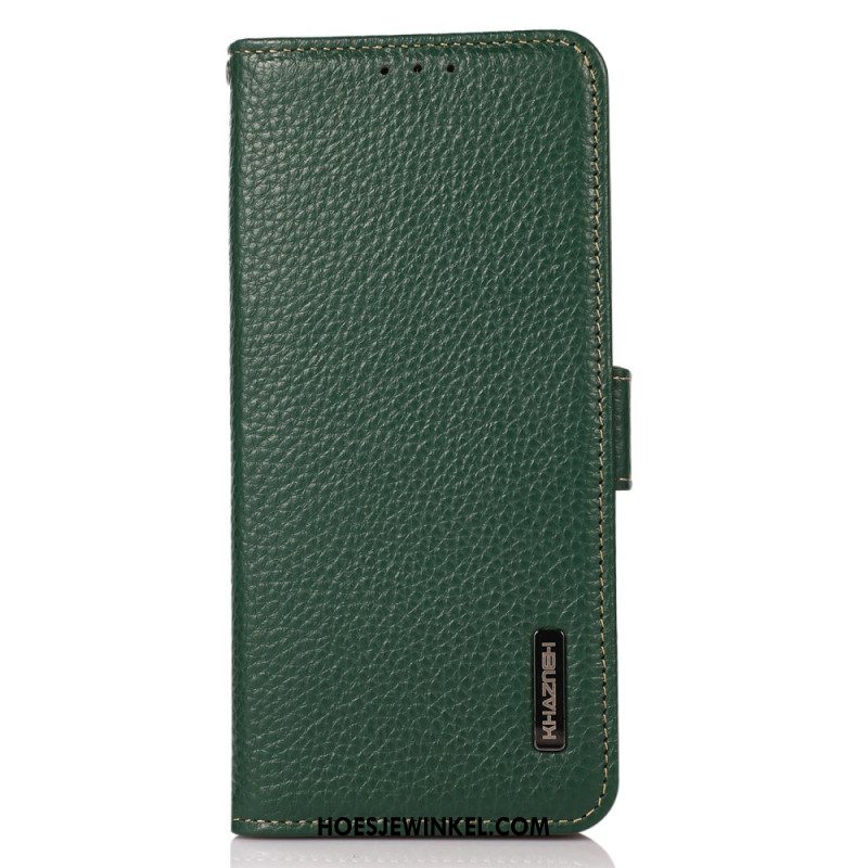 Leren Hoesje Xiaomi Redmi Note 14 Pro 4g Echt Leer (khazneh)