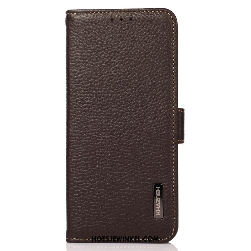 Leren Hoesje Xiaomi Redmi Note 14 Pro 4g Echt Leer (khazneh)