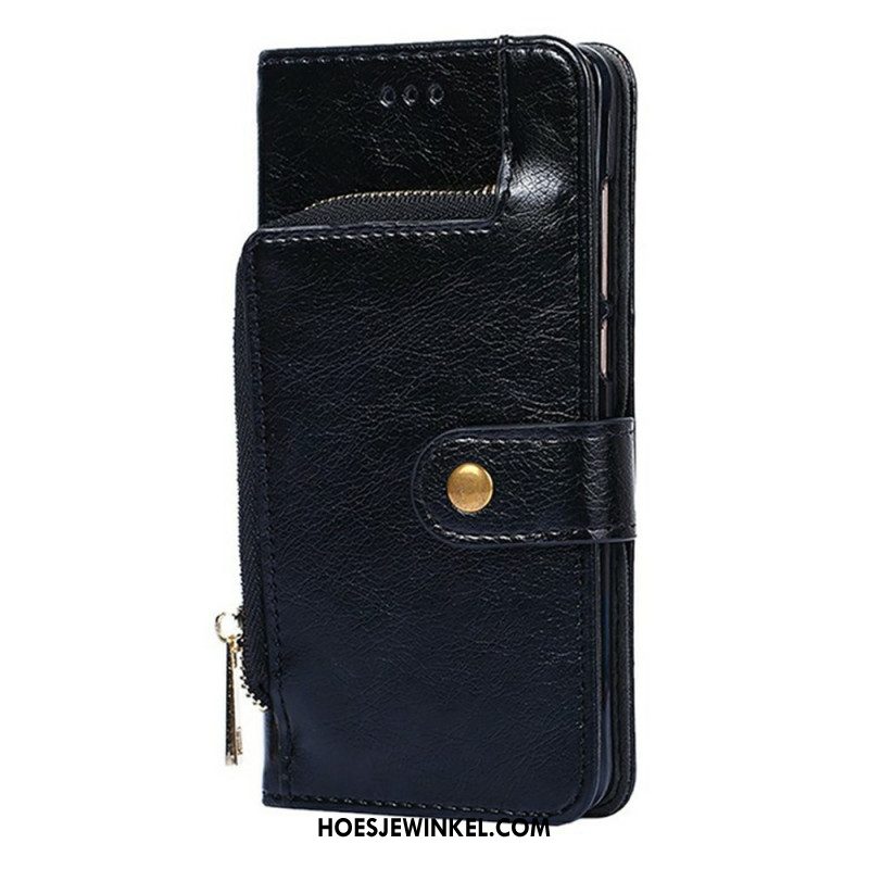 Leren Hoesje Xiaomi Redmi Note 14 Pro 4g Gewaxt