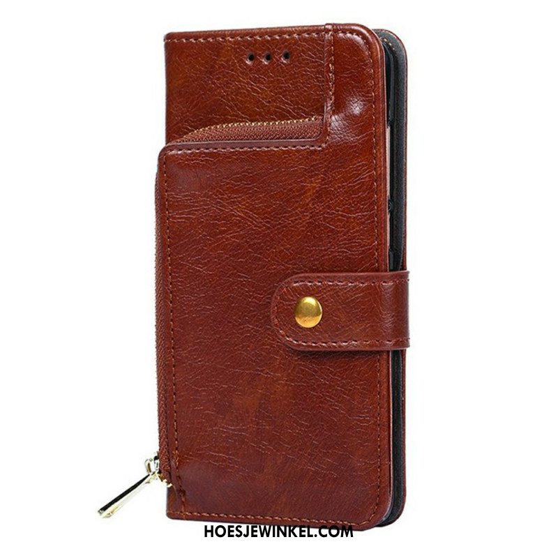 Leren Hoesje Xiaomi Redmi Note 14 Pro 4g Gewaxt