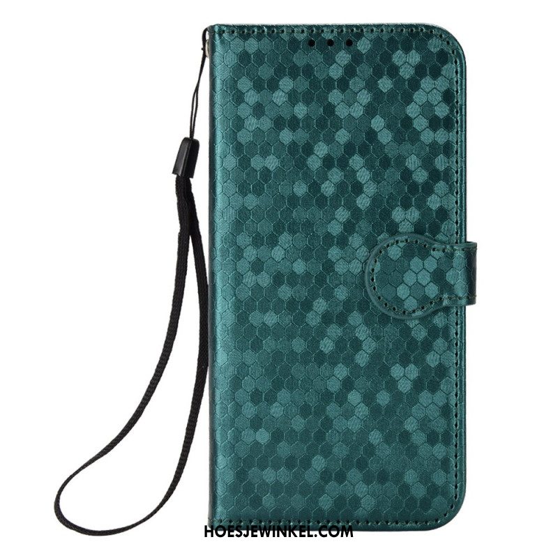 Leren Hoesje Xiaomi Redmi Note 14 Pro 4g Glanzende Gewichten