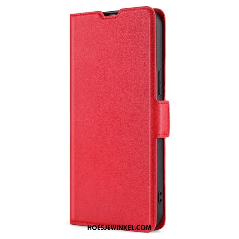 Leren Hoesje Xiaomi Redmi Note 14 Pro 4g Portemonnee Met Dubbele Sluiting Bescherming Hoesje