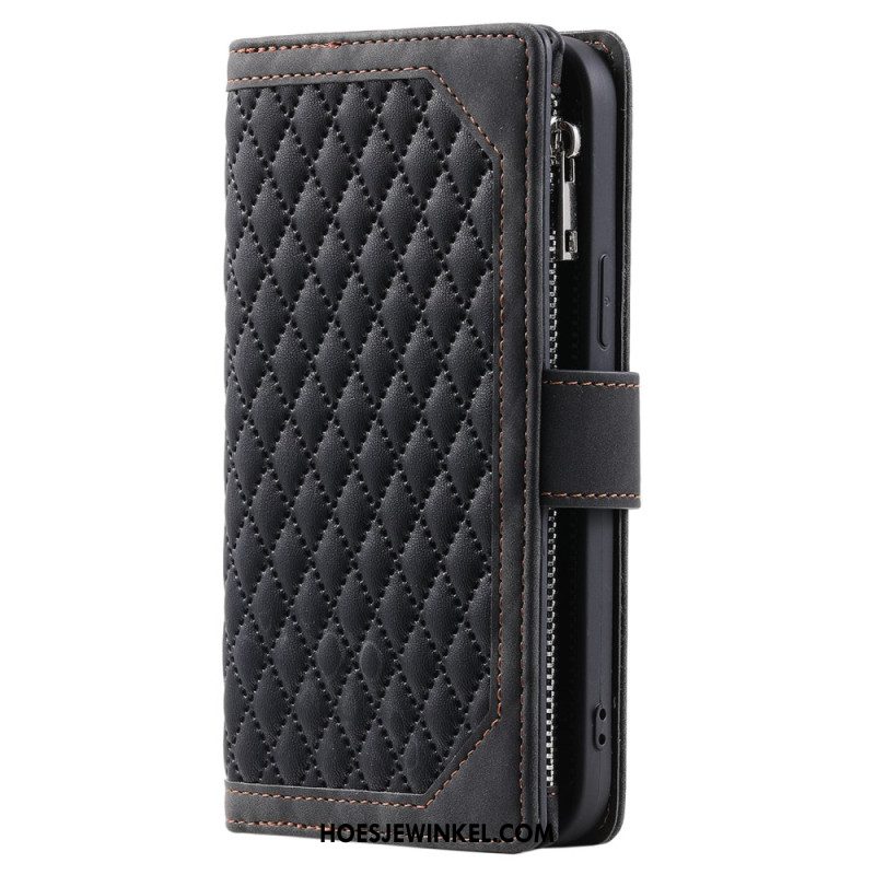 Leren Hoesje Xiaomi Redmi Note 14 Pro 5g Gewatteerde Portemonnee