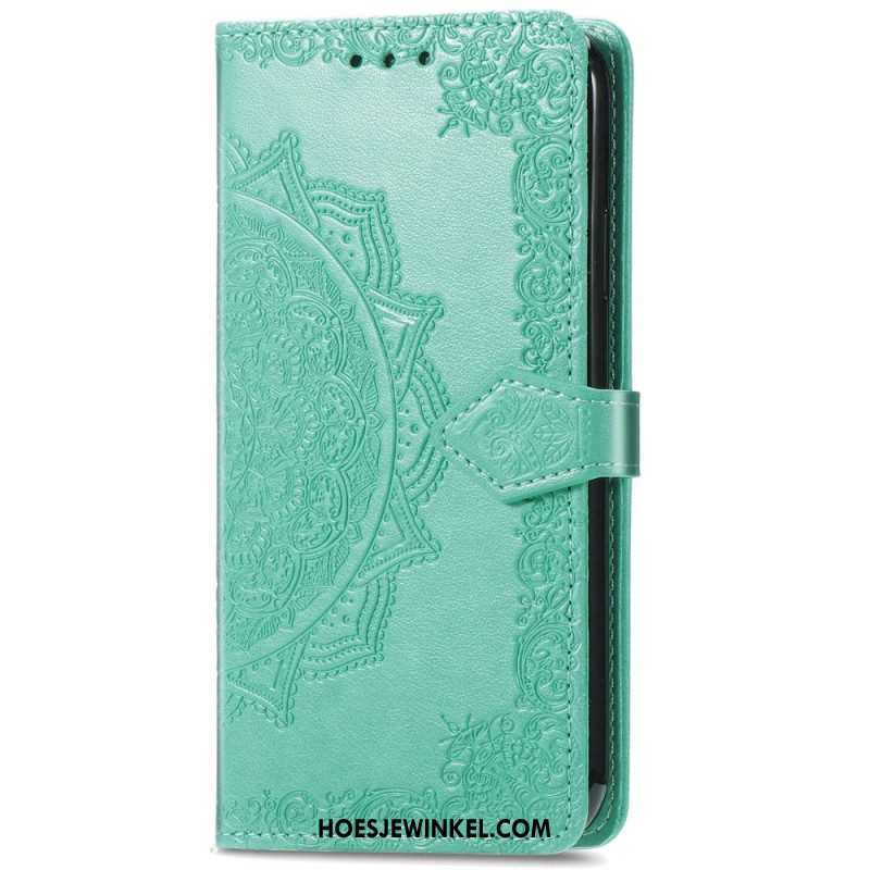 Leren Hoesje Xiaomi Redmi Note 14 Pro Plus 5g Barok Mandala Bescherming Hoesje