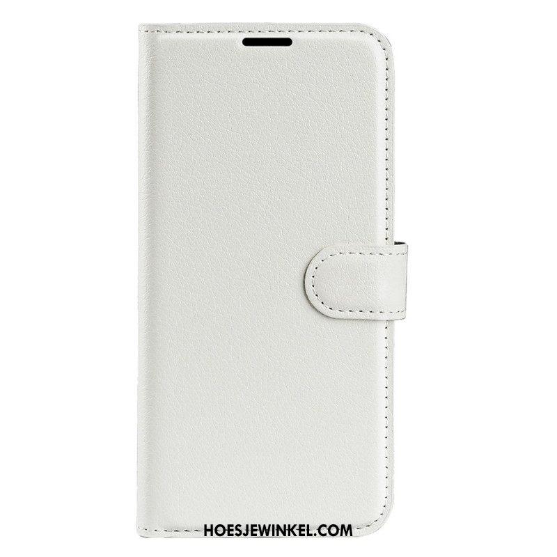 Leren Hoesje Xiaomi Redmi Note 14 Pro Plus 5g Klassiek Lychee Kunstleer