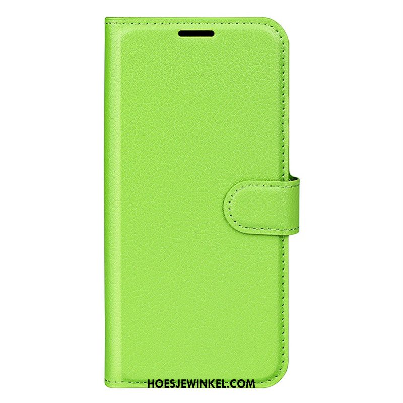 Leren Hoesje Xiaomi Redmi Note 14 Pro Plus 5g Klassiek Lychee Kunstleer