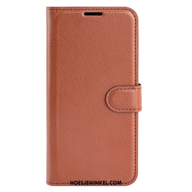 Leren Hoesje Xiaomi Redmi Note 14 Pro Plus 5g Klassiek Lychee Kunstleer