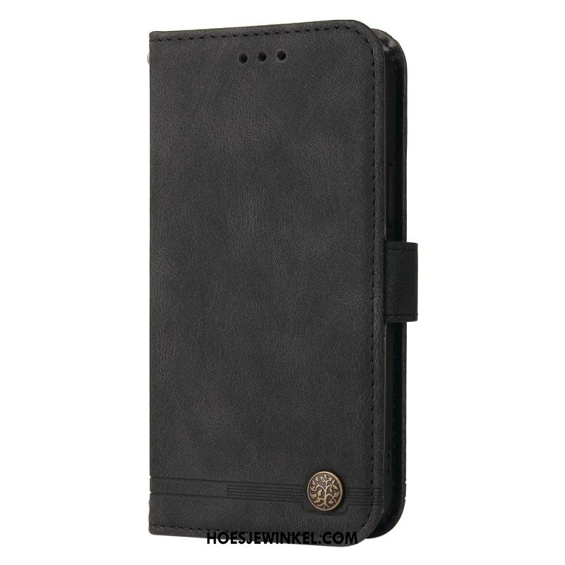 Leren Hoesje Xiaomi Redmi Note 14s Retro Design Bescherming Hoesje