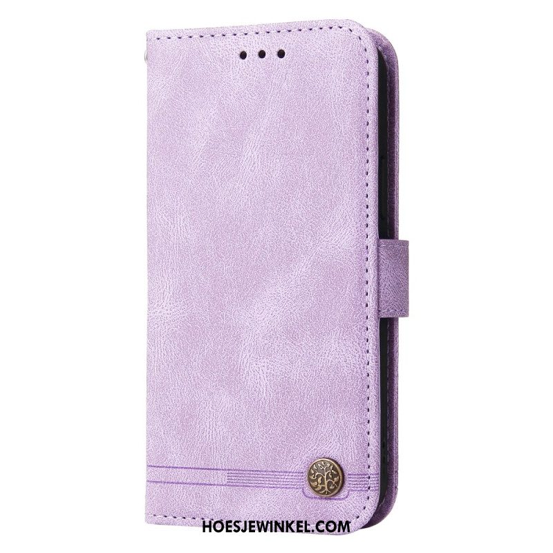 Leren Hoesje Xiaomi Redmi Note 14s Retro Design Bescherming Hoesje