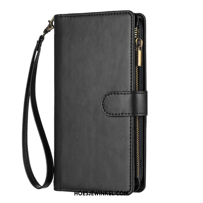 Leren Hoesje Xiaomi Redmi Note 15 5g Bandje Portemonnee