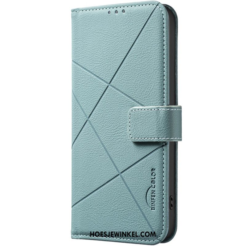 Leren Hoesje Xiaomi Redmi Note 15 5g Binfen Color Lijnen