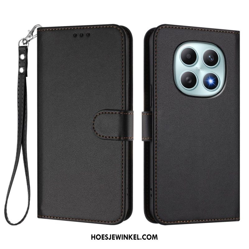 Leren Hoesje Xiaomi Redmi Note 15 5g Kunstleer