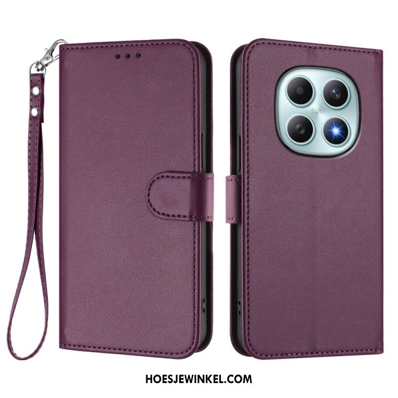 Leren Hoesje Xiaomi Redmi Note 15 5g Kunstleer