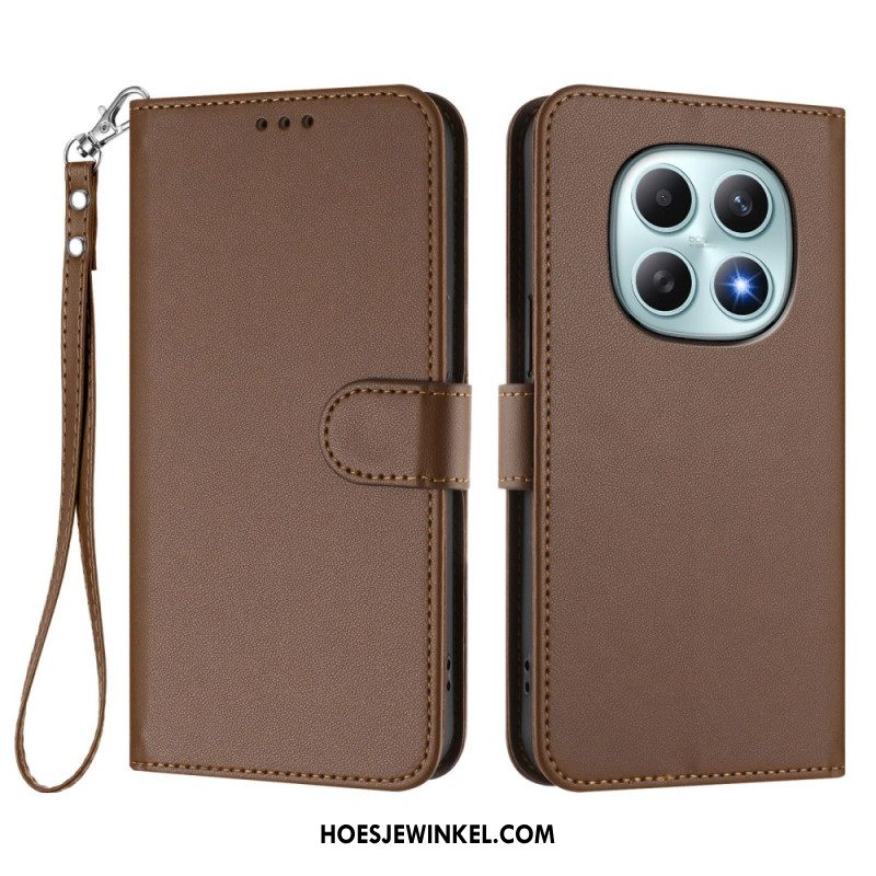 Leren Hoesje Xiaomi Redmi Note 15 5g Kunstleer