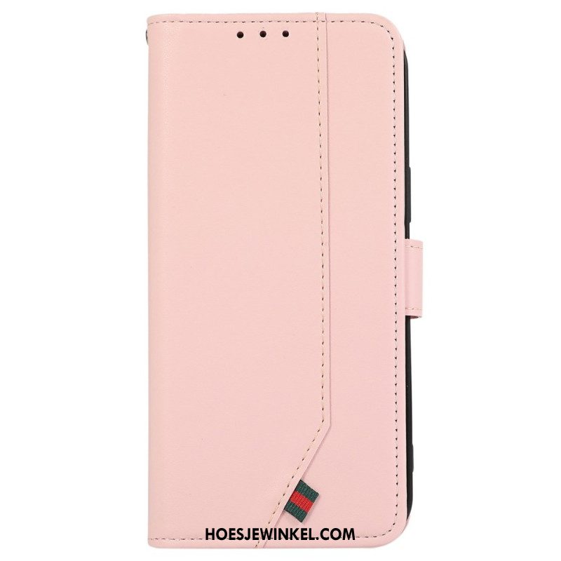 Leren Hoesje Xiaomi Redmi Note 15 5g Rfid-blokkering Bescherming Hoesje