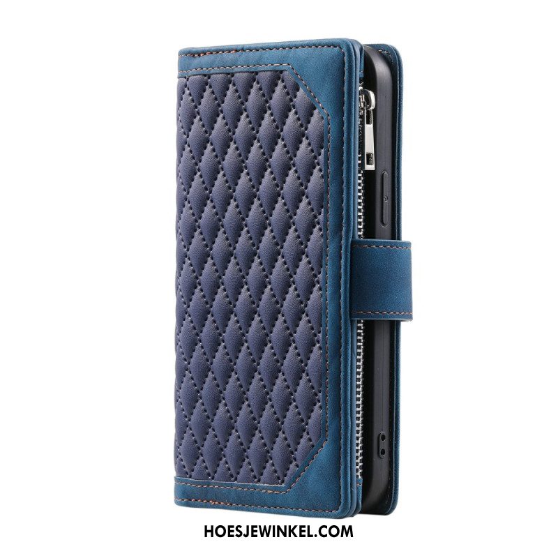 Leren Hoesje Xiaomi Redmi Note 15 Pro 5g Gewatteerd Retro Design Bescherming Hoesje