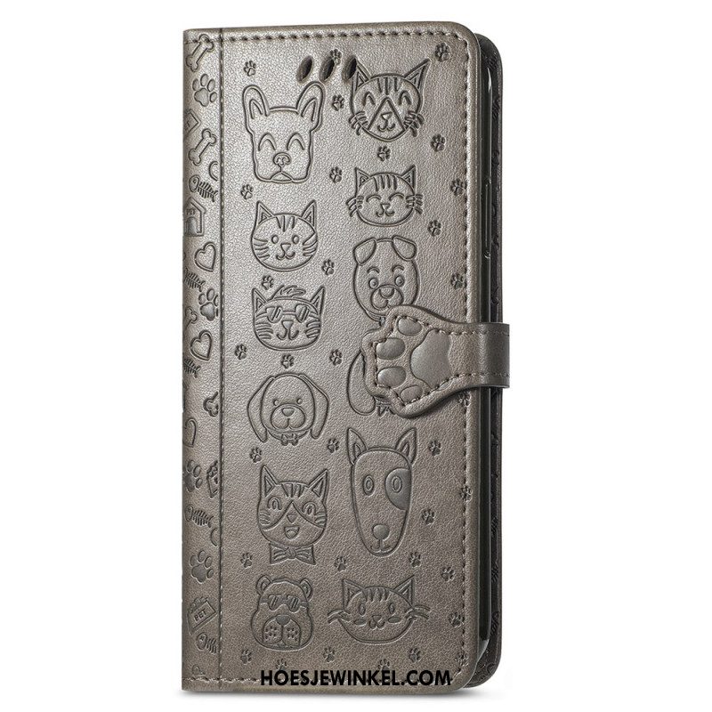 Leren Hoesje Xiaomi Redmi Note 15 Pro Plus 5g Geanimeerde Dieren