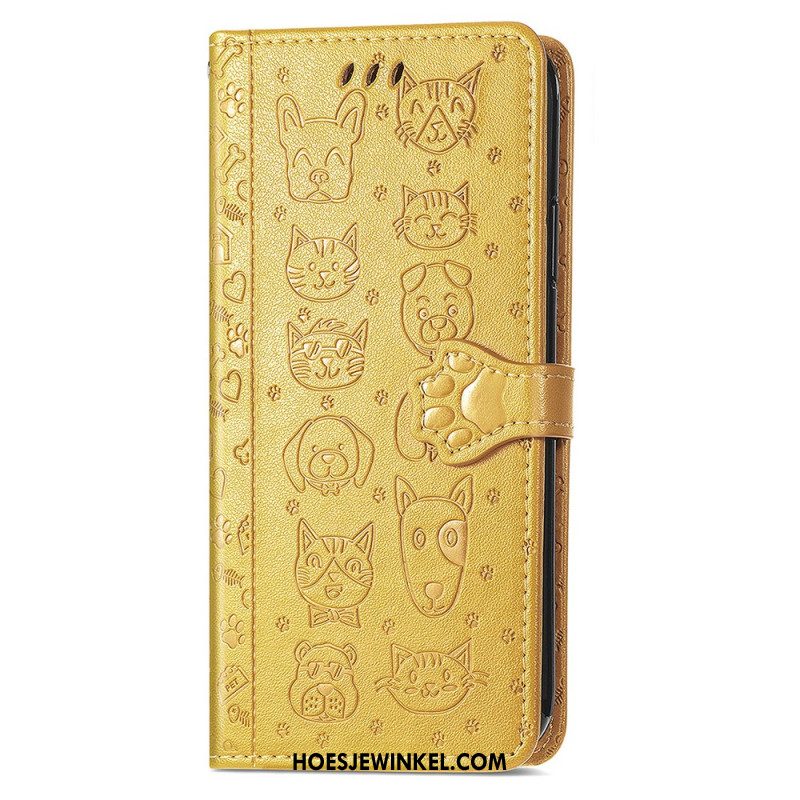 Leren Hoesje Xiaomi Redmi Note 15 Pro Plus 5g Geanimeerde Dieren