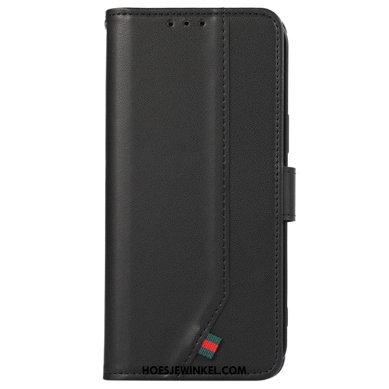 Leren Hoesje iPhone 16 Rfid-kaarthouder En Portemonnee