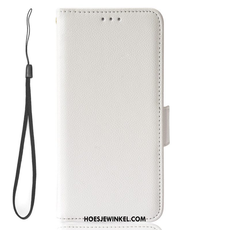 Leren Hoesje voor Huawei P60 Pro Finesse Dubbele Sluiting