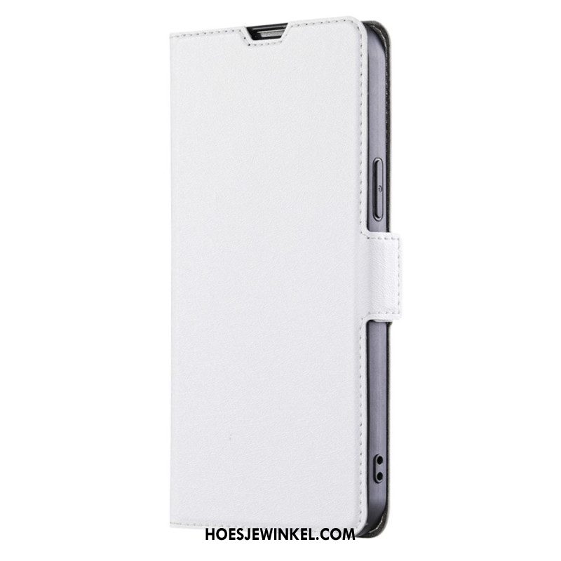 Leren Hoesje voor Huawei P60 Pro Ledereffect