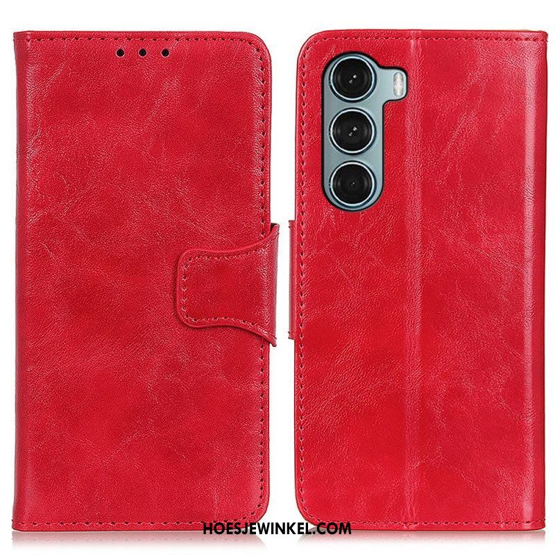 Leren Hoesje voor Moto G200 5G Omkeerbare Magnetische Sluiting