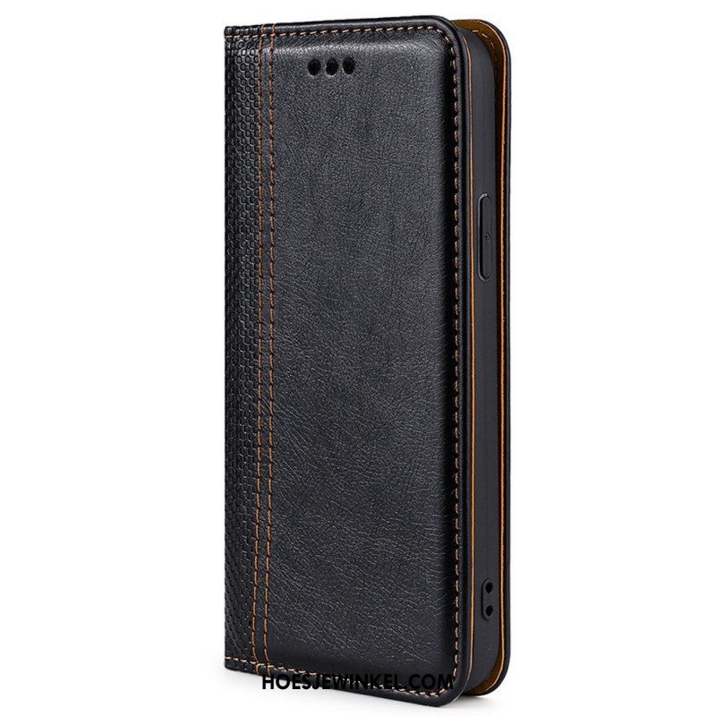 Leren Hoesje voor OnePlus Nord 2T 5G Vintage-stijl