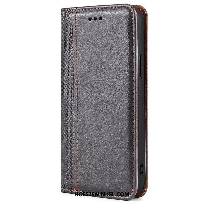 Leren Hoesje voor OnePlus Nord 2T 5G Vintage-stijl