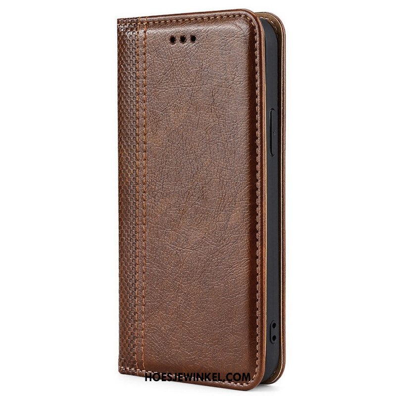 Leren Hoesje voor OnePlus Nord 2T 5G Vintage-stijl