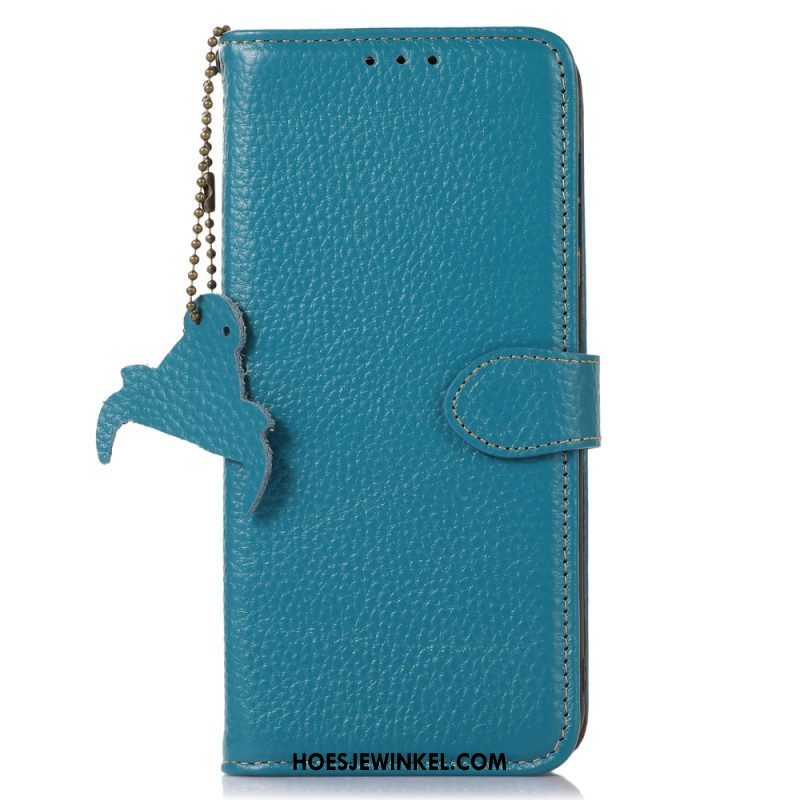 Leren Hoesje voor OnePlus Nord CE 3 Lite 5G Echt Litchi Rfid-leer