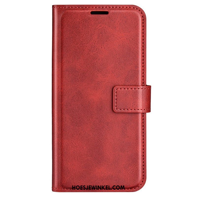 Leren Hoesje voor Oppo Reno 7 Fijne Lederen Stijl