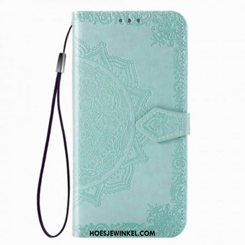 Leren Hoesje voor Samsung Galaxy A51 5G Mandala Middeleeuwen