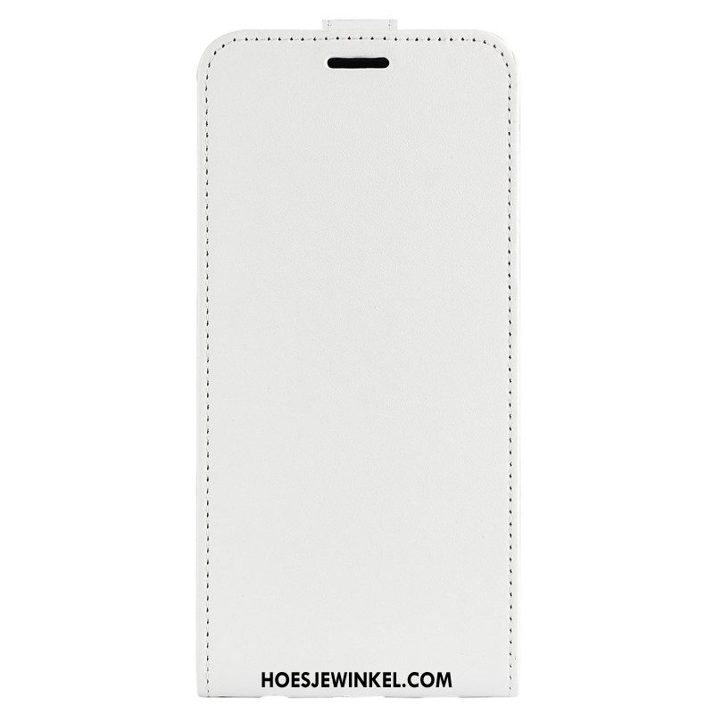 Leren Hoesje voor Samsung Galaxy M13 Folio-hoesje Verticale Klep