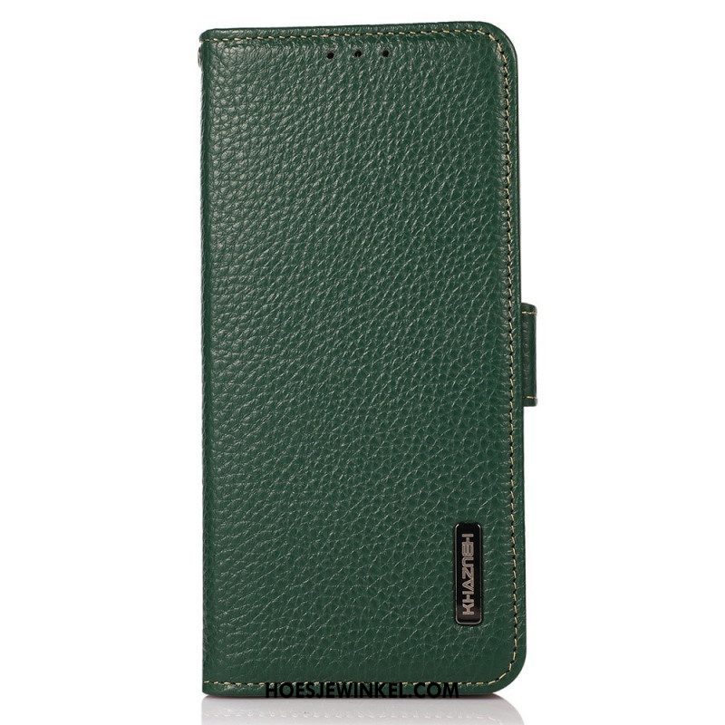 Leren Hoesje voor Samsung Galaxy M23 5G Lychee Leer Khazneh Rfid