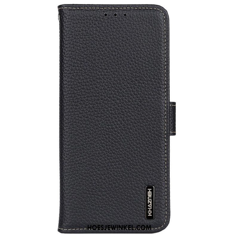 Leren Hoesje voor Samsung Galaxy M33 5G Khazneh Lychee Leer