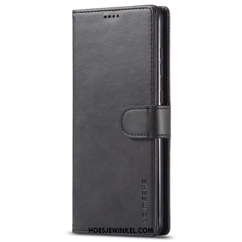Leren Hoesje voor Samsung Galaxy M52 5G Lc.imeeke Ledereffect