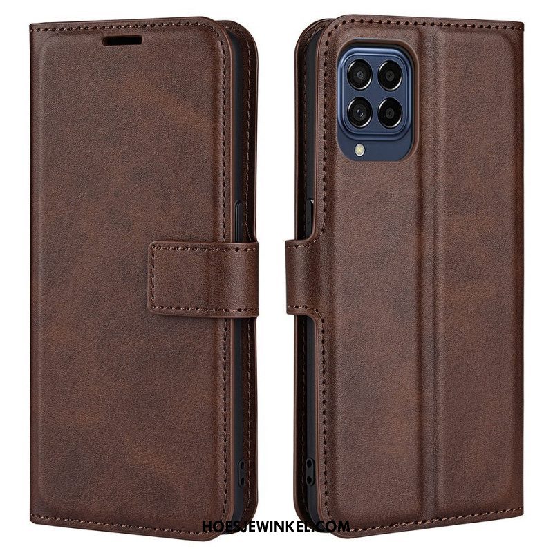 Leren Hoesje voor Samsung Galaxy M53 5G Slank Extreem Leereffect